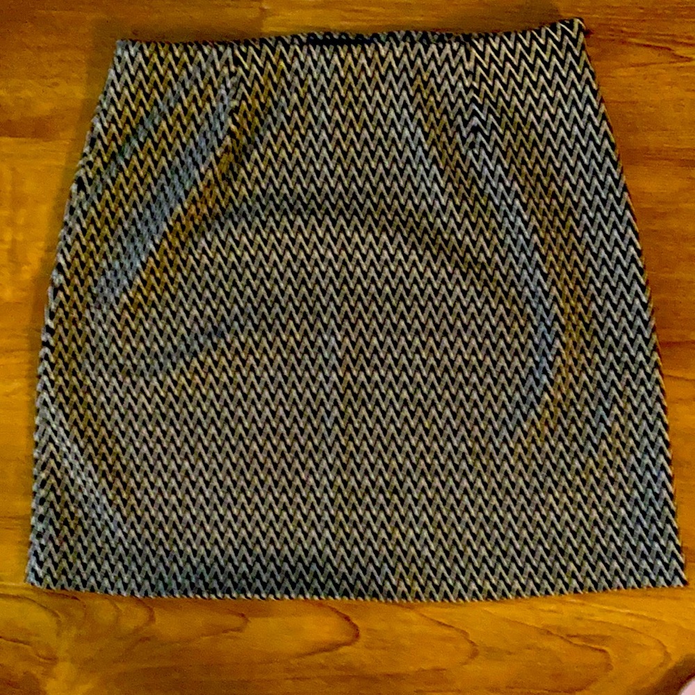 Ann Taylor Chevron skirt